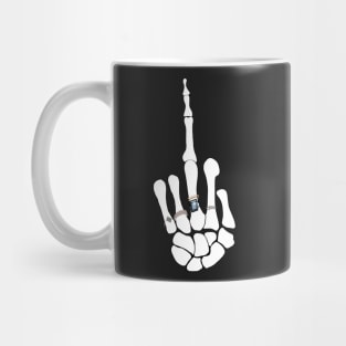 Skeleton flicking off with rings Renee Rapp  - Spotify cover - Everything to Everyone Mug